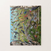 ウェストヴァージニアの裏庭の鳥 ジグソーパズル (縦)