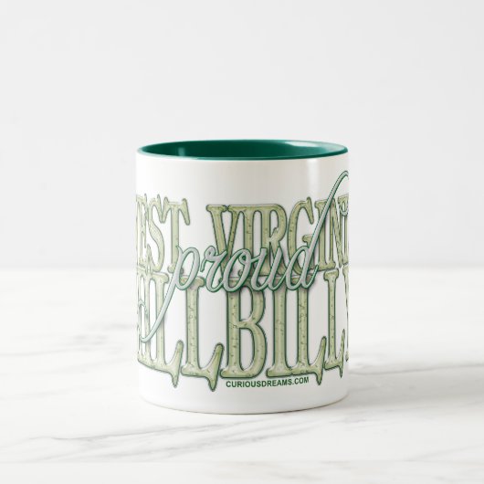 ウェストヴァージニアの誇り高い田舎者 ツートーンマグカップ (中央)