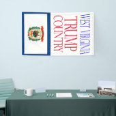 ウェストヴァージニアは切札の国の2016年の旗です 横断幕 (トレードショー)