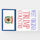 ウェストヴァージニアは切札の国の2016年の旗です 横断幕 (横)