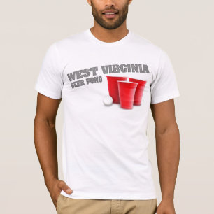 ウェストヴァージニアビールPongのTシャツ Tシャツ