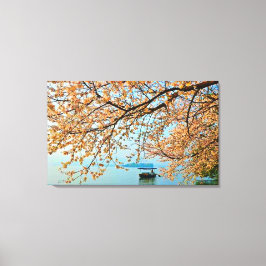 ウェスト湖の杭州、中国ストレッチCanvas Pri キャンバスプリント