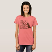 ウェスト・オブ・テキサス州・ガール・リンガー Tシャツ (正面フル)