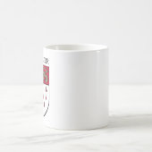 ウェスト・サセックス州チチェスターの紋章(イギリス) コーヒーマグカップ (中央)