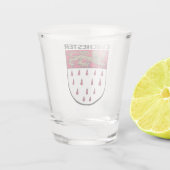 ウェスト・サセックス州チチェスターの紋章(イギリス) ショットグラス (裏面)