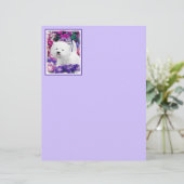 ウェスト・ハイランド絵画・ホワイト・テリア (スタンド正面)