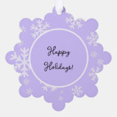 ウェスト・ハイランド絵画・ホワイト・テリア オーナメントカード (裏面)