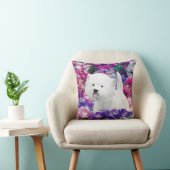 ウェスト・ハイランド絵画・ホワイト・テリア クッション (椅子)