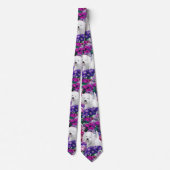 ウェスト・ハイランド絵画・ホワイト・テリア ネクタイ (裏面)