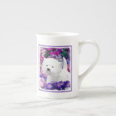 ウェスト・ハイランド絵画・ホワイト・テリア ボーンチャイナマグカップ (右)