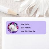 ウェスト・ハイランド絵画・ホワイト・テリア ラベル (インサイチュ)