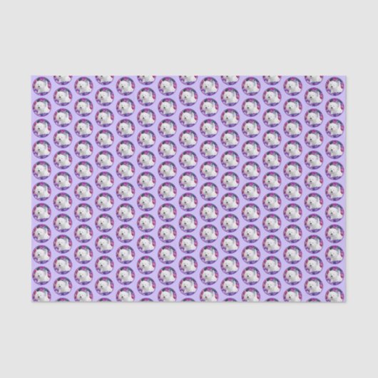 ウェスト・ハイランド絵画・ホワイト・テリア 薄葉紙 (正面)