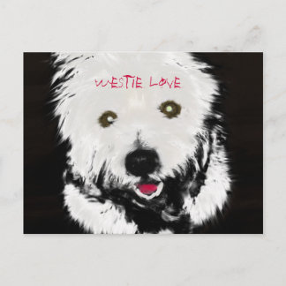 ウェスト・ハイランド・テリアのはがき ポストカード