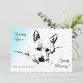 ウェスト・ハイランド・テリアの迅速な回復を望む シーズンカード (スタンド正面)