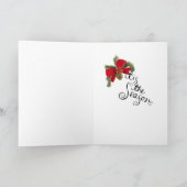 ウェスト・ハイランド・テリア Let It Snow シーズンカード (内部)