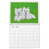 ウェスト・ハイランド・ホワイト・テリア カレンダー (3月 2026)