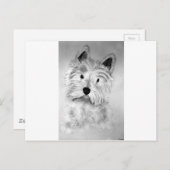 ウェスト・ハイランド・ホワイト・テリア ポストカード (正面/裏面)