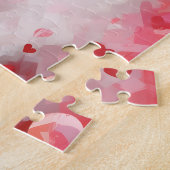 ウェスト・ハイランド・ホワイト・テリア・ヴァレンティネス・デー ジグソーパズル (側面)