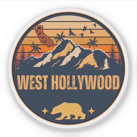 ウェスト・ハリウッド, カリフォルニア シール (正面)