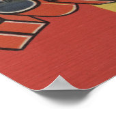 ウェスト・バージニア・ハンチントン – ラージ・レター・シーン ポスター (角)