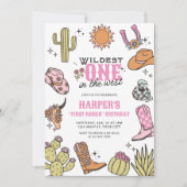 ウェスト・ファースト・ロデオ誕生日 招待状 (正面)