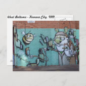 ウェスト・ボトムス・グラフィティ・アートワーク# 15 ポストカード (正面/裏面)