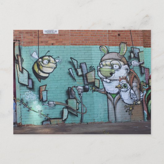 ウェスト・ボトムス・グラフィティ・アートワーク# 15 ポストカード (正面)