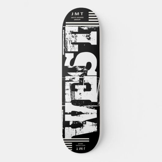 ウェスト 公式 JMT 8 1/4" スケートボードデッキ (正面)