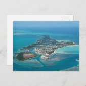 ウェスペインのルとラッセル島BHS空中表示! ポストカード (正面/裏面)