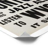 ウェスモンゴメリーアットマッキーズジャズヴィンテージ ポスター (角)