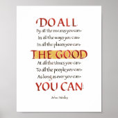 ウェスリー引用文 ポスター (正面)