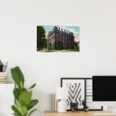 ウェスレヤン大学ジャッドホールの外観 ポスター (ホームオフィス)