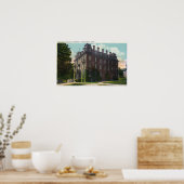 ウェスレヤン大学ジャッドホールの外観 ポスター (キッチン)