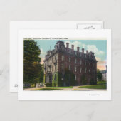 ウェスレヤン大学ジャッドホールの外観 ポストカード (正面/裏面)