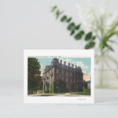 ウェスレヤン大学ジャッドホールの外観 ポストカード (スタンド正面)