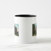 ウェスレヤン大学ジャッドホールの外観 マグカップ (中央)