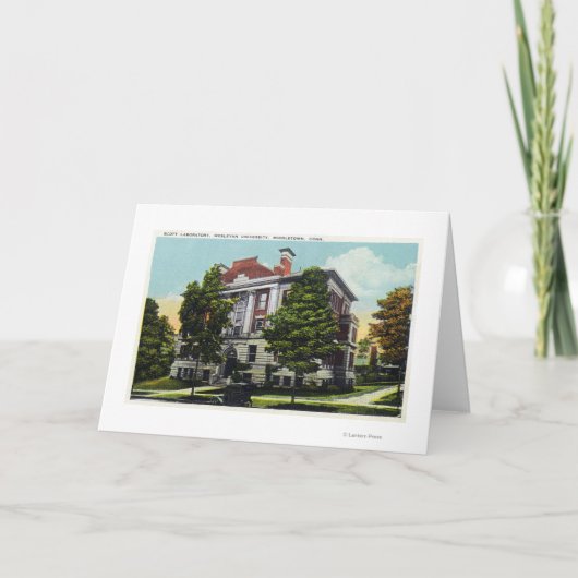 ウェスレヤン大学スコット研究室 カード (正面)