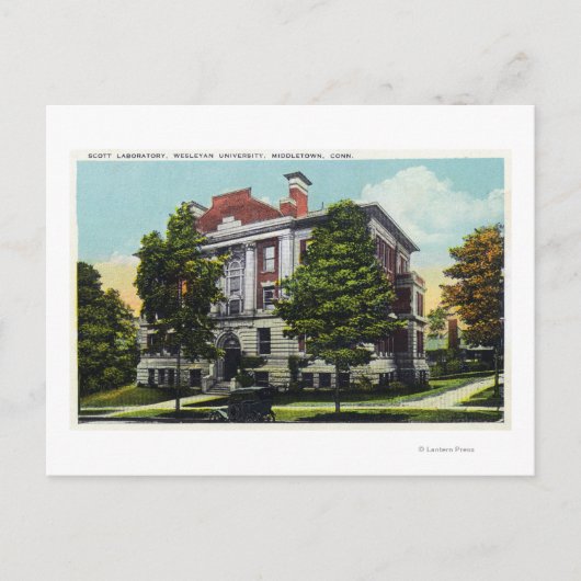 ウェスレヤン大学スコット研究室 ポストカード (正面)