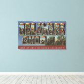 ウェスレヤン大学 – 大文字場面 キャンバスプリント (インサイチュ (ウッドフロア))