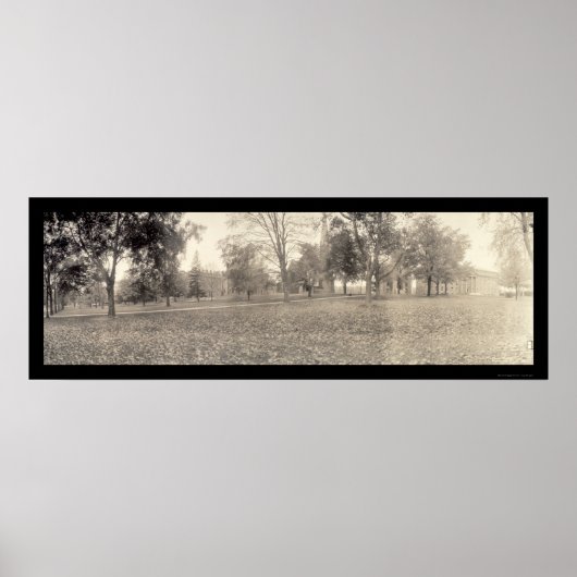 ウェスレヤン大学CT写真1909 ポスター (正面)