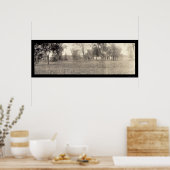 ウェスレヤン大学CT写真1909 ポスター (キッチン)