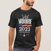 ウェス・ムーア・メリーランド州知事選挙2022民主党議員 Tシャツ (正面)