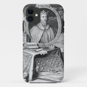 ウェセ素晴らしックス王のアルフレッド(849年~99年)が彫刻した iPhone 11 ケース