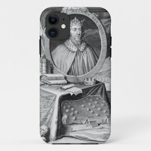 ウェセ素晴らしックス王のアルフレッド(849年~99年)が彫刻した Case-Mate iPhoneケース (裏面)