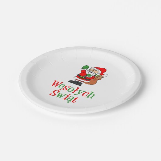 ウェソリックスワイアットポーランドクリスマス紙プレート ペーパープレート (アングル)