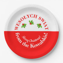 ウェソリティスワイアットクリスマスポーランドパーティー国旗と名前