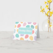 ウェソワエゴアッレジャポーランドハッピーイースター カード (黄色い花)