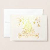 ウェソワチシフウィント 箔カード (封筒付き正面)