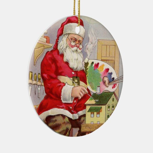 ウェソワチシフトンポーランドメリークリスマスデコール セラミックオーナメント (右)