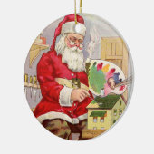 ウェソワチシフトンポーランドメリークリスマスデコール セラミックオーナメント (左)